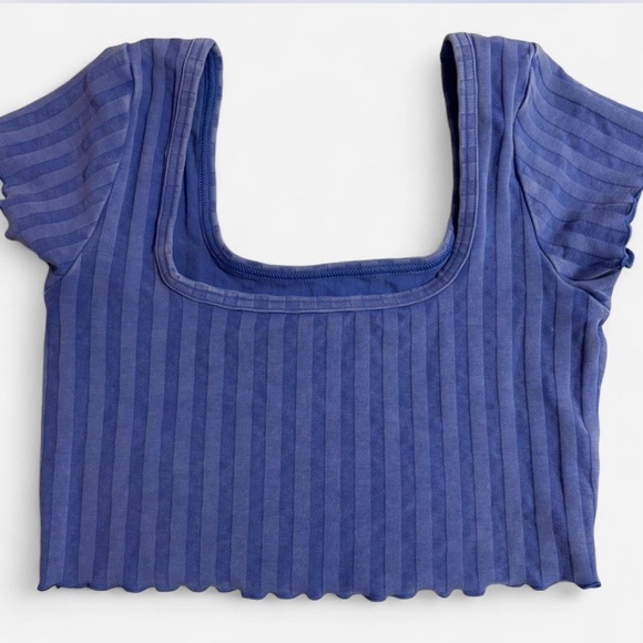 Aerie Ribbed Blue Set - Picture 2 of 5